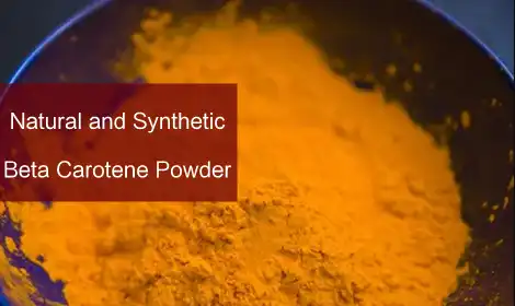 Difference Between Natural and Synthetic Beta Carotene Powder